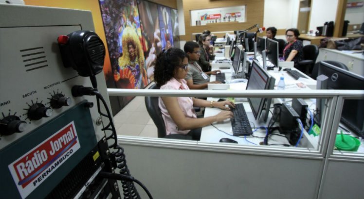 Redaçao da Rádio Jornal