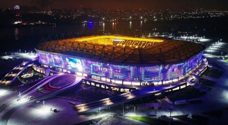 Arena Rostov receberá as seleções do Brasil e da Suíça neste domingo (17) 