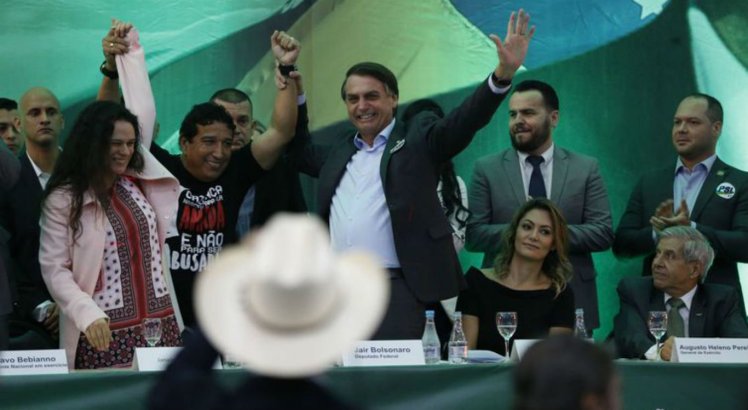 PSL lança candidatura de Jair Bolsonaro à Presidência da República