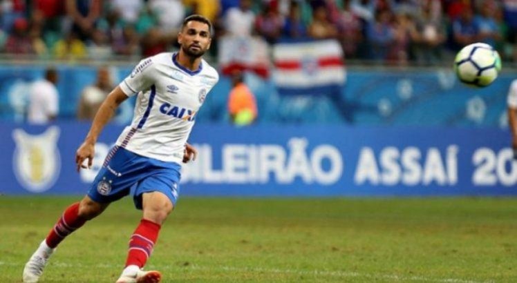 Gilberto marcou o primeiro gol dos baianos