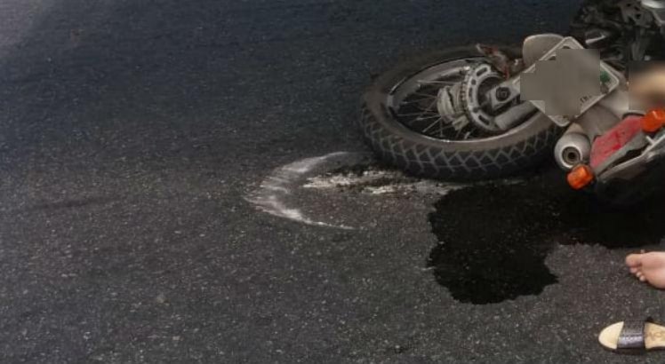 O acidente aconteceu na Avenida Norte, no cruzamento com a Rua Guimarães Peixoto
