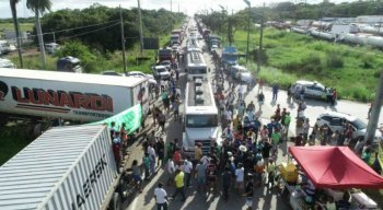 Greve dos caminhoneiros