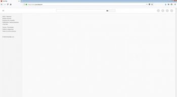 Site apresentou página em branco ou mensagem de erro
