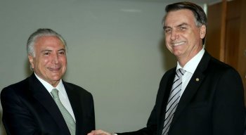 Michel Temer e Jair Bolsonaro se encontraram nesta quarta-feira