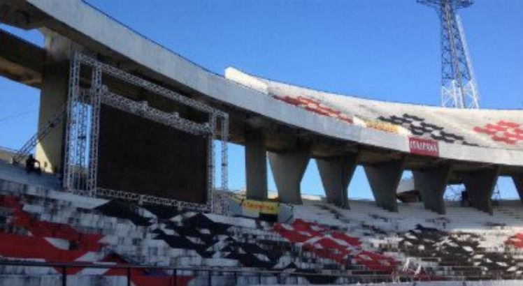 O último placar eletrônico do Santa Cruz foi instalado na temporada de 2015.