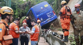 Durante o temporal, os ventos alcançaram até 110 km/h