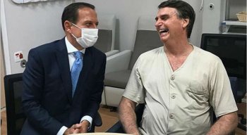 João Doria visitou Bolsonaro nesta segunda-feira