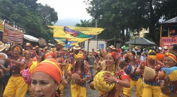Apesar das chuvas o Congobloco agita o carnaval de Olinda.