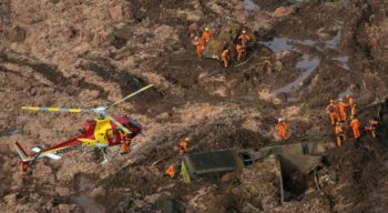 Desambamento da Barragem 1 da Mina do Córrego do Feijão, em Brumadinho (MG)
