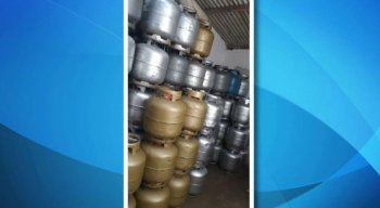 Mais de 100 botijões foram apreendidos