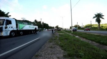O acidente aconteceu no km 52, na altura do bairro de Arthur Lundgren II