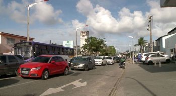 Obra altera o trânsito em Olinda