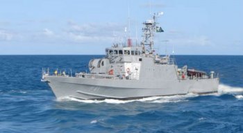 Navio-patrulha Guaíba utilizado para fazer o resgate.