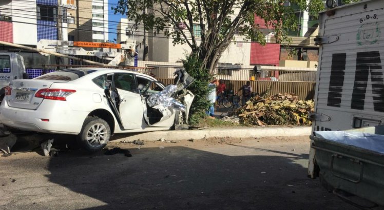 O acidente aconteceu na Avenida Presidente Kenedy