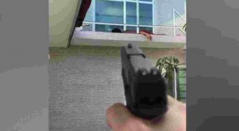 O empresário atirou para o alto e rendeu o suspeito, até a chegada da Polícia Militar