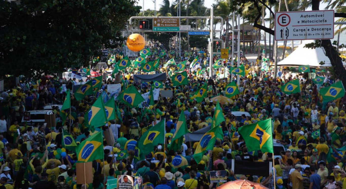 Manifestação pró-Moro no Recife