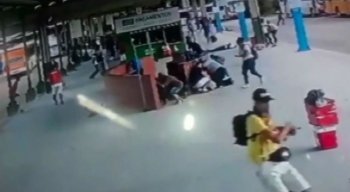 Câmera de segurança registrou o caso