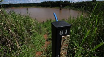 A barragem está com apenas 29% de sua capacidade de armazenamento de água