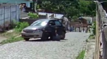Câmera registrou o caso