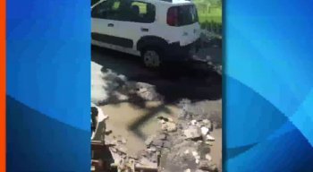 Imagens foram gravadas pelo celular da denunciante