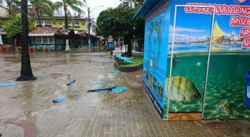 Porto de Galinhas registrou ventos de 35 km/h neste sábado