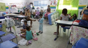 Famílias estão em abrigos temporários da Prefeitura de Igarassu