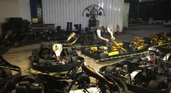 O espaço para corrida de kart no bairro da Torre foi interditado nesta terça-feira (13).
