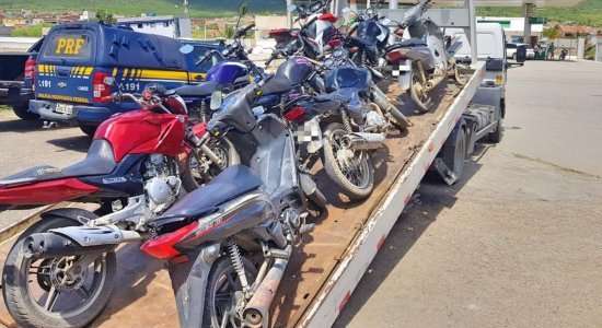 Motos apreendidas