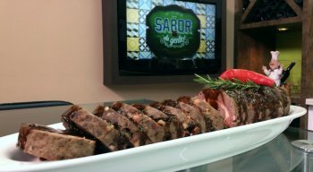 Rocambole de Carne com Bacon