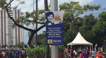 A ciclovia foi inaugurada neste domingo (11).