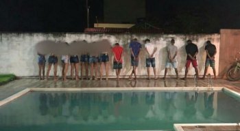 Menores de idade estavam na festa em que houveram as prisões.