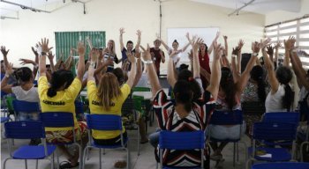 O objetivo do aulão é enriquecer a aprendizagem das quarenta detentas que vão se submeter ao Enem