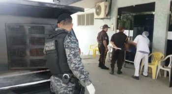 O sargento foi socorrido para uma unidade hospitalar da cidade