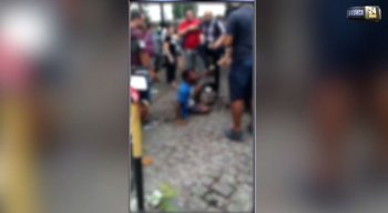 O homem foi linchado pela população