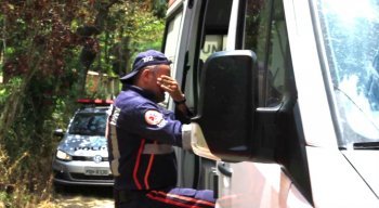 Cícero Antônio, socorrista do SAMU, não segurou as lágrimas diante do desfecho do caso