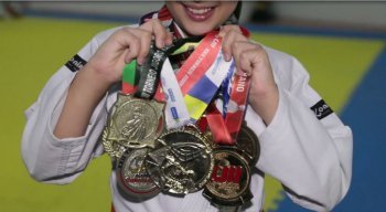 As meninas se destacam no judô e no futsal