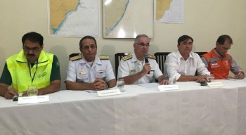 Coletiva da Marinha, na Capitania dos Portos