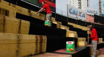 Empresa é responsável pela pintura do estádio em outra modalidade de negócio.