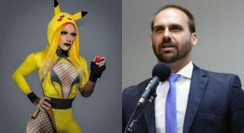 Eduardo Bolsonaro compartilhou a publicação no Twitter