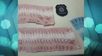 Dinheiro foi apreendido pela PF