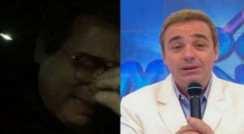Celso Portiolli chora com a morte de Gugu Liberato