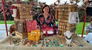 O bazar acontece no salão de festas do Edifício Príncipe de Alcântara