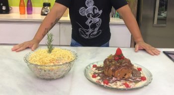 Gelado de Panetone e Maionese de Camarão