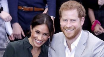 Príncipe Harry e Meghan Markle em evento social