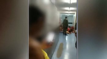 Os envolvidos foram levados pela polícia