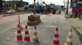 Trechos da via já foram interditados. As obras de reforma começaram nessa segunda-feira (3)
