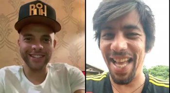 Guilherme (E) e China Ina (D)
