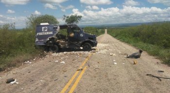 Nenhum vigilante ficou ferido durante a ação dos bandidos