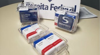 Os kits já foram entregues ao auditores fiscais da Receita Federal