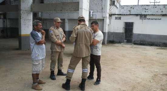 Bombeiros realizaram vistoria técnica nesta sexta